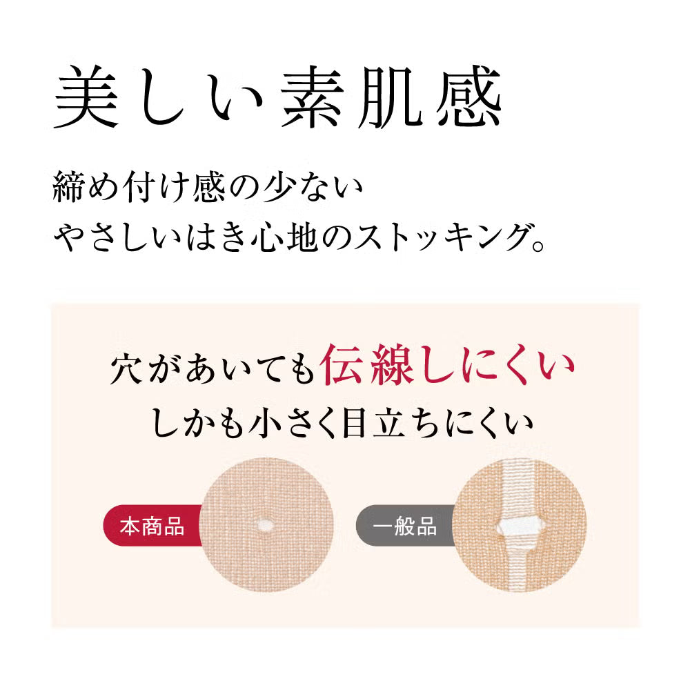 GUNZE 郡是 SABRINA Natural 素肌感 不勾絲 絲襪